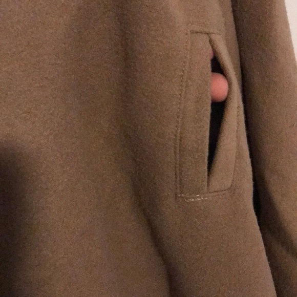 STEVE MADDEN tan bell sleeve cape coat size Small - Picture 3 of 6